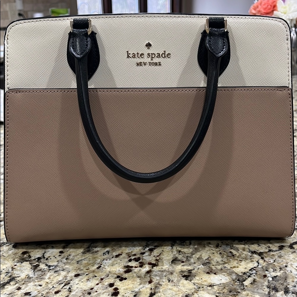 Kate Spade Beige and Tan Handbag